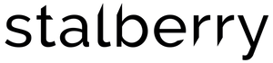 Stalberry logo in black on a white background