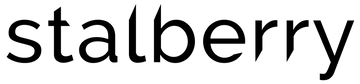 Stalberry logo in black on a white background